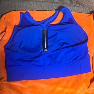 Sports Illustrated Swim Royal Blue Support Sports Bra